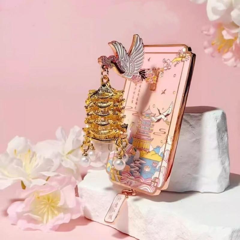 Yellow Crane Tower Fridge Magnet