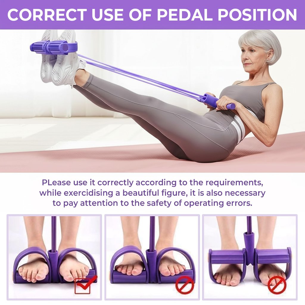 Multifunction Pedal Resistance Band