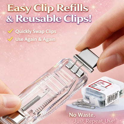 ClipSnap – Staple Free Paper Stapler (Buy 1 Get 1 Free)
