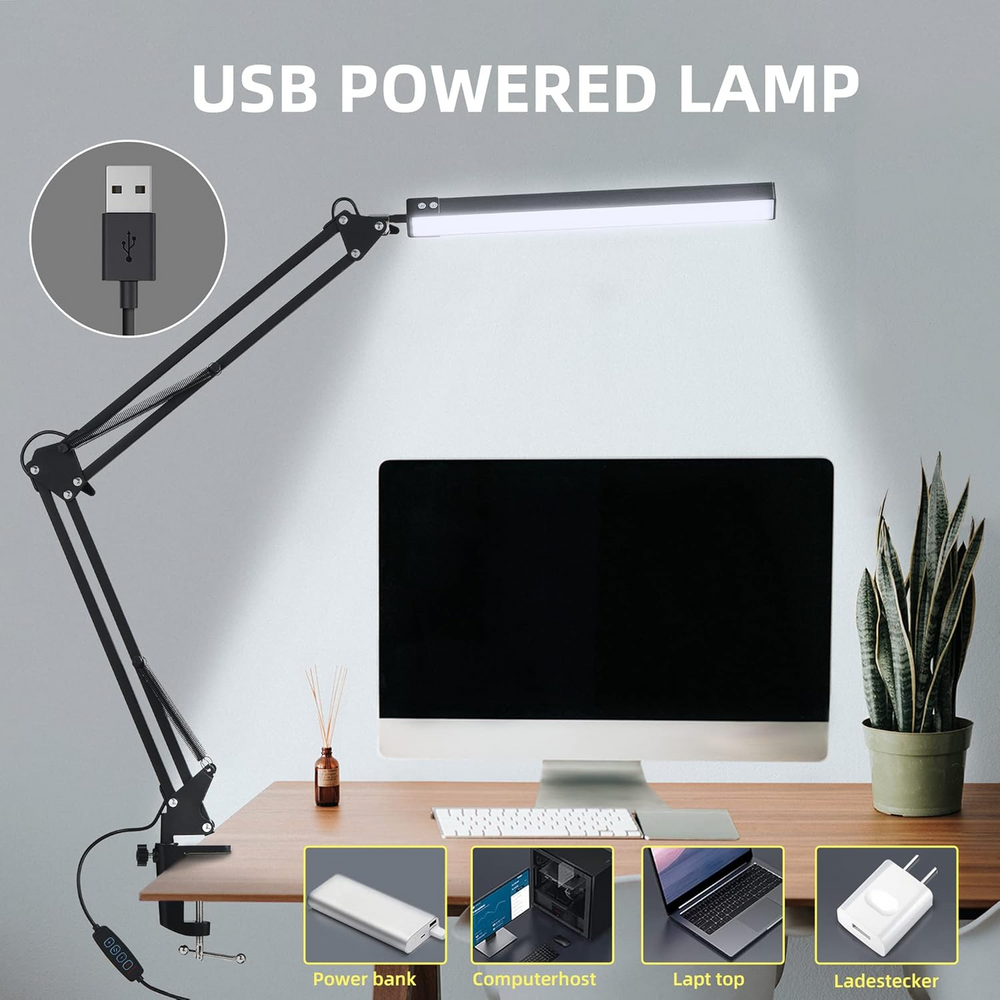 Adjustable LED Desk Lamp
