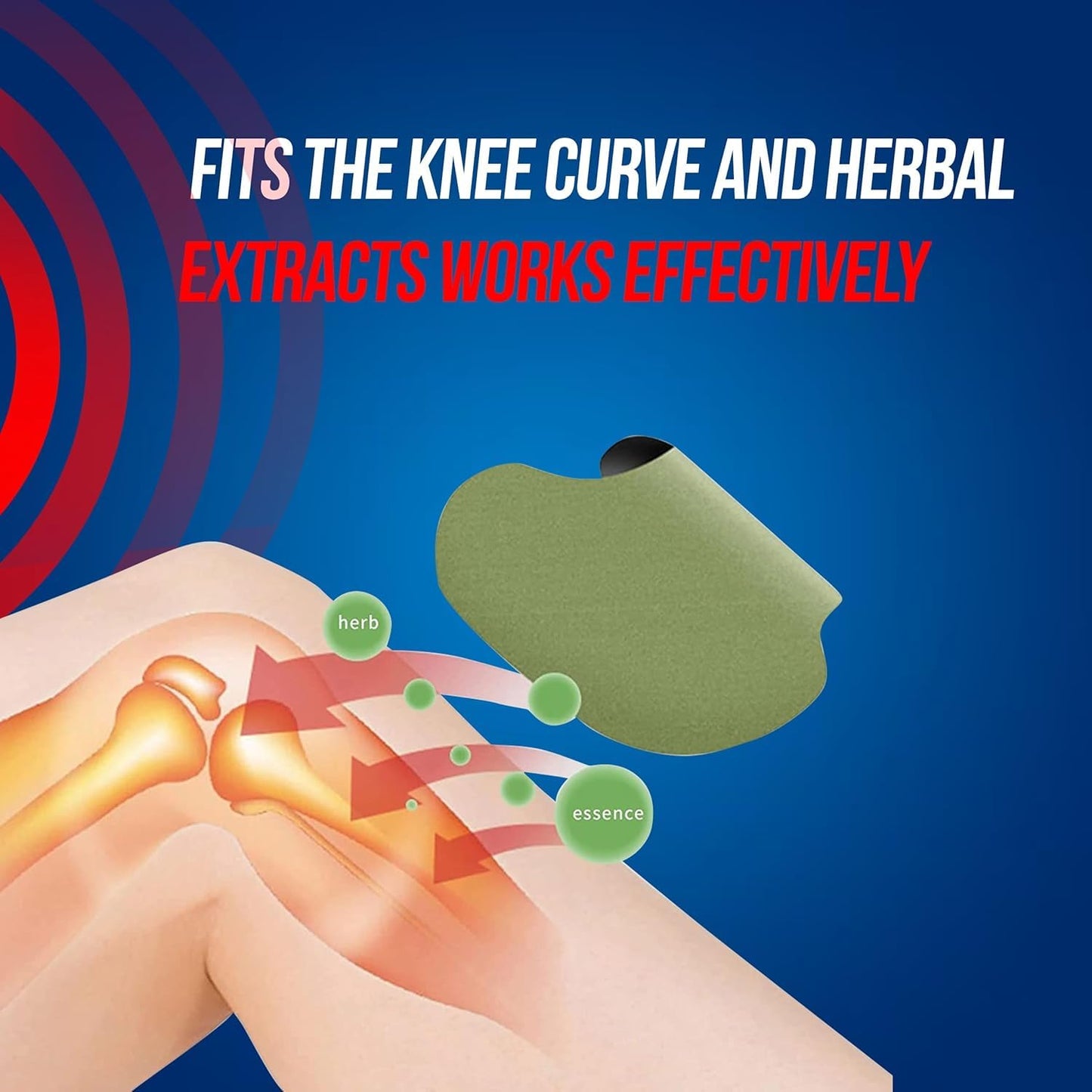 Knee Pain Relief Patch (Pack of 10)