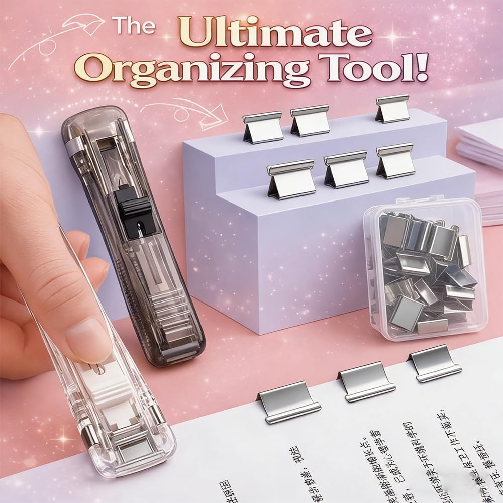 ClipSnap – Staple Free Paper Stapler (Buy 1 Get 1 Free)