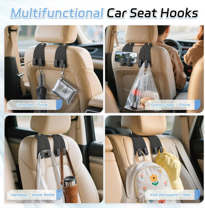Car Seat Headrest Hook (Pack of 4)
