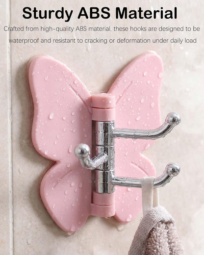 Rotatable Butterfly Hooks (Pack of 4)