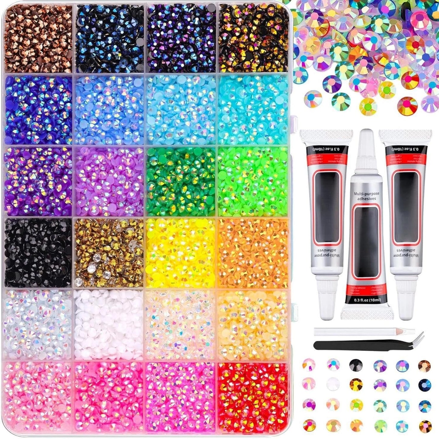 Bedazzling Kit 24000Pcs Rhinestone
