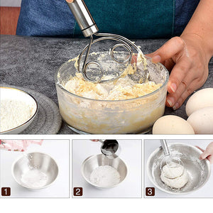 Stainless Steel Dough Whisk (Buy 1 Get 1 Free)