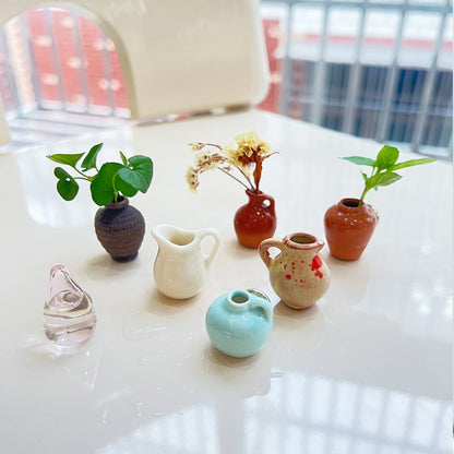 Mini Flower Vase Fridge Magnets