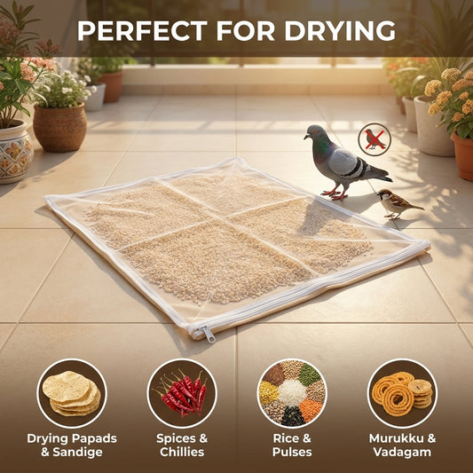 Cotton Drying Cloth with Net