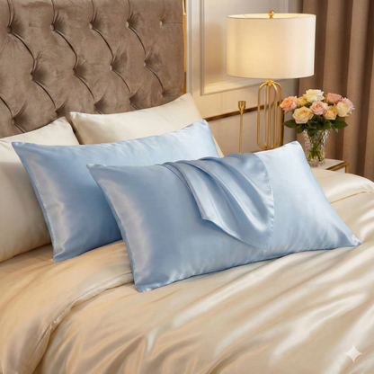 Premium Satin Silk Pillowcase (Pack of 2)
