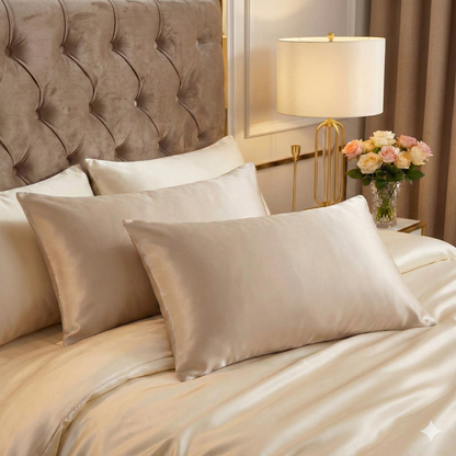 Premium Satin Silk Pillowcase (Pack of 2)