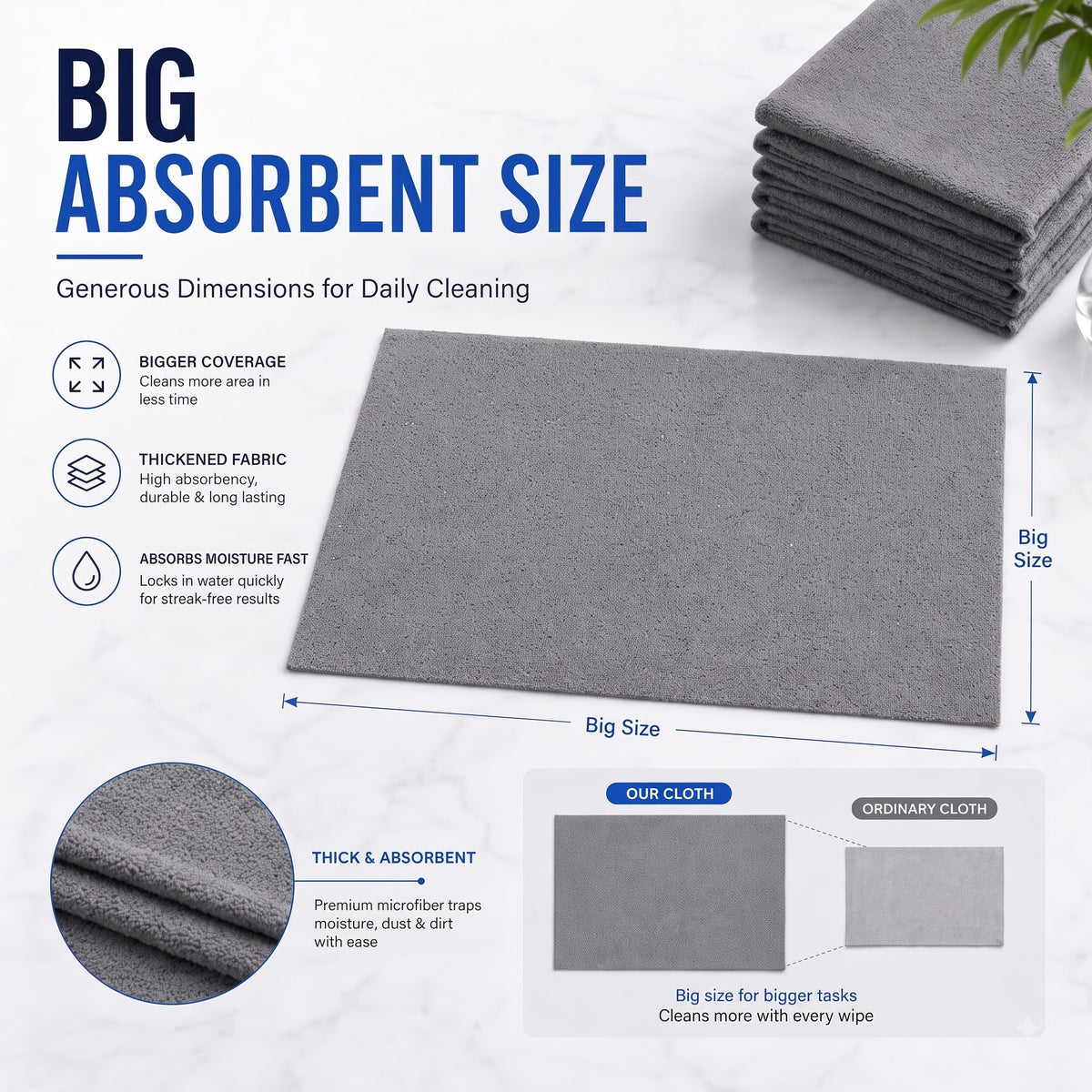 Magic Microfiber Cleaning Cloth (10pcs)