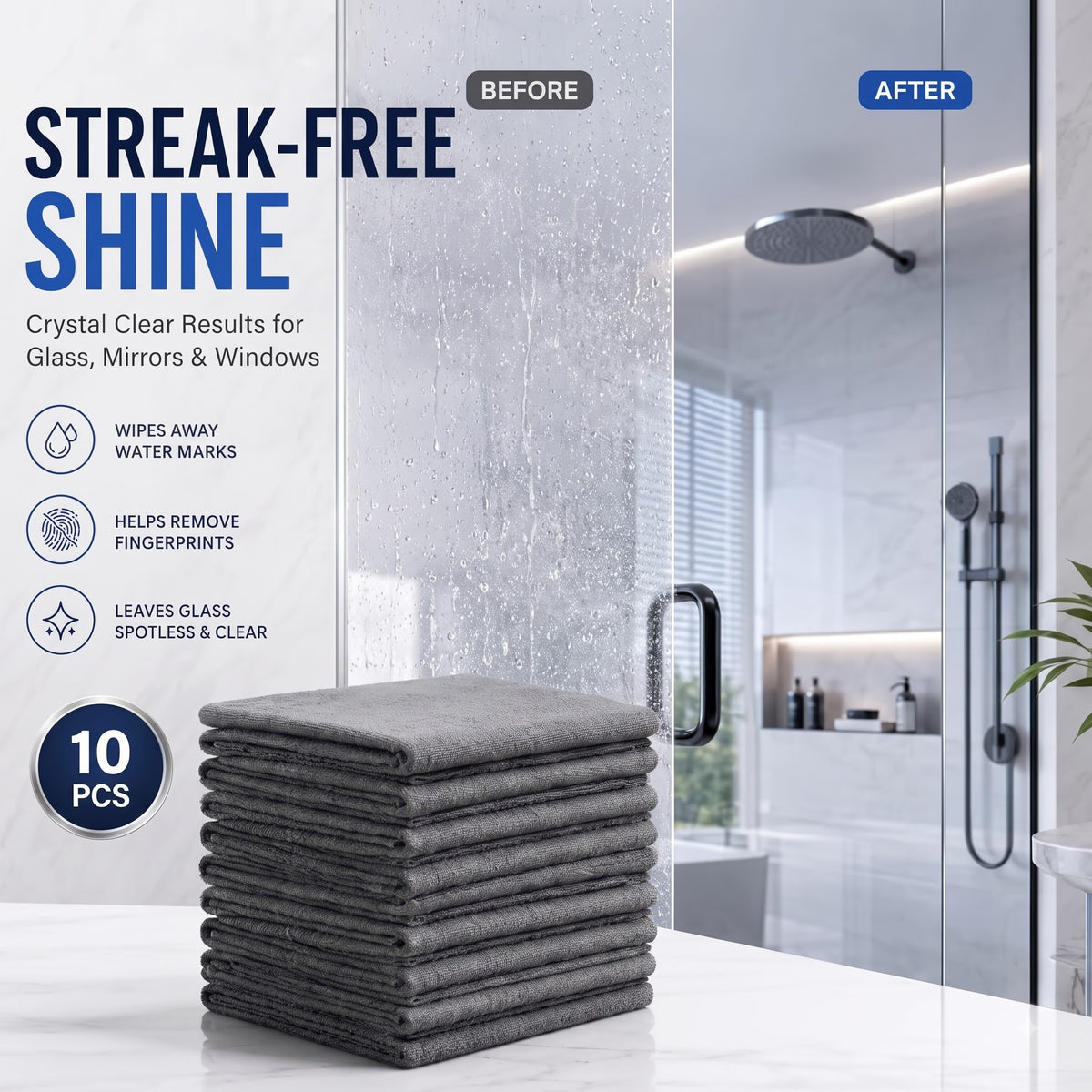 Magic Microfiber Cleaning Cloth (10pcs)