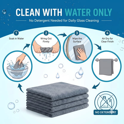 Magic Microfiber Cleaning Cloth (10pcs)