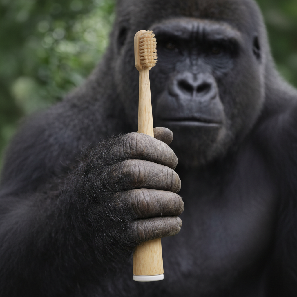 PureBristle Natural Boar Bristle Toothbrush (Pack of 2)