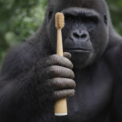 PureBristle Natural Boar Bristle Toothbrush (Pack of 2)