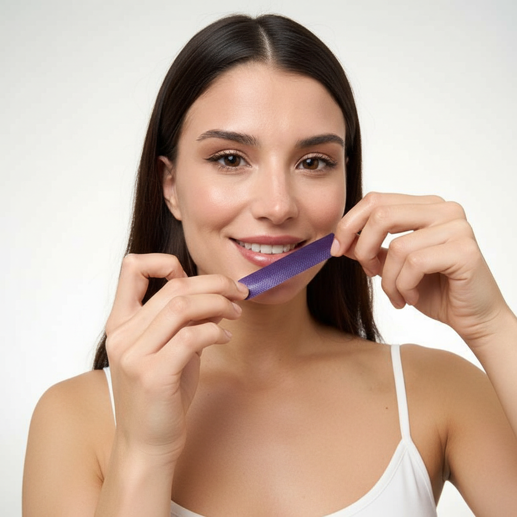 Purple Teeth Whitening Strip