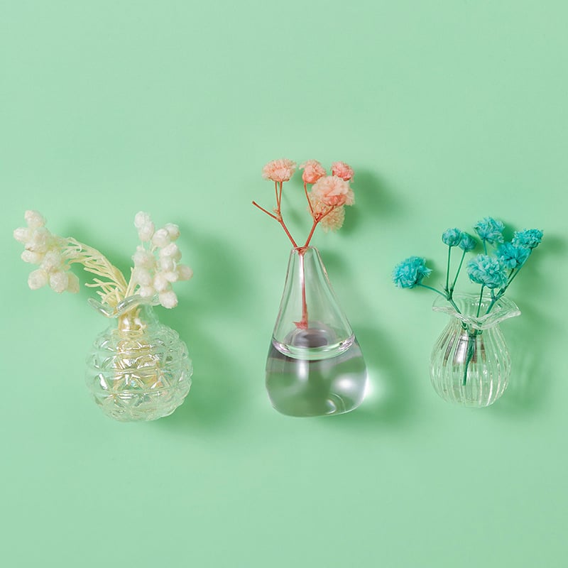 Mini Flower Vase Fridge Magnets