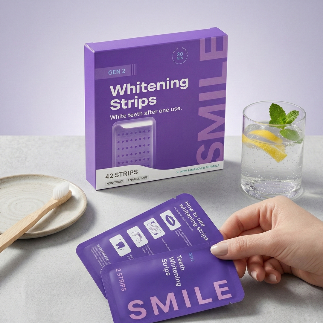 Purple Teeth Whitening Strip