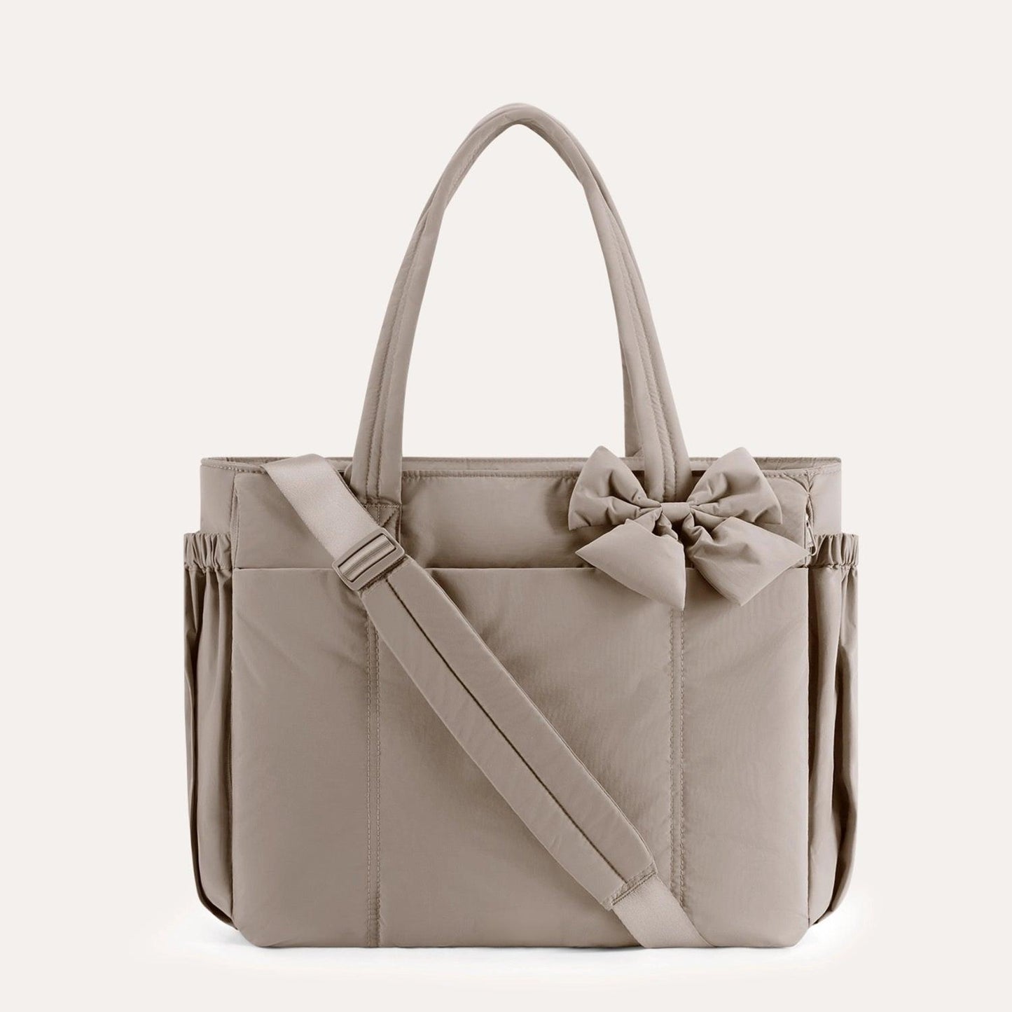 Crush Tote Bag with Bow