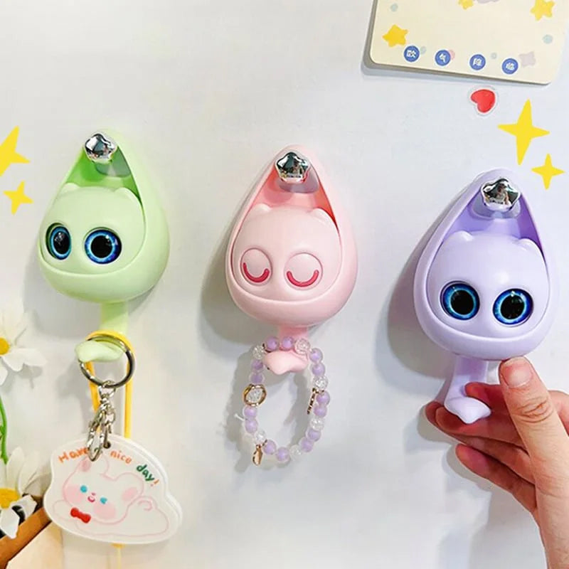 Cute Wink Cat Hooks