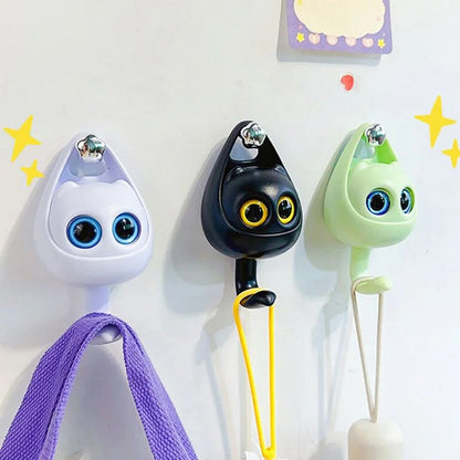 Cute Wink Cat Hooks