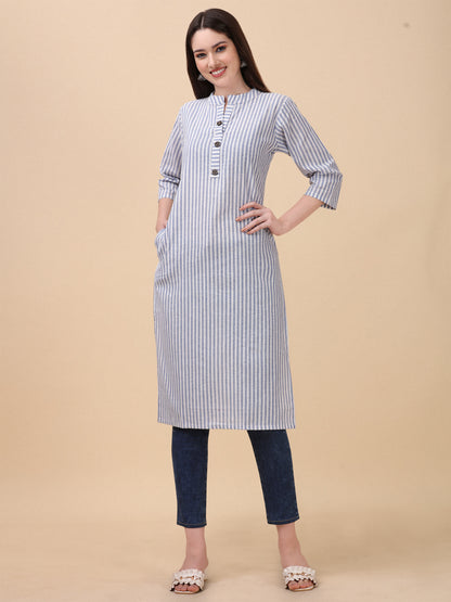 STRAIGHT COTTON KURTI