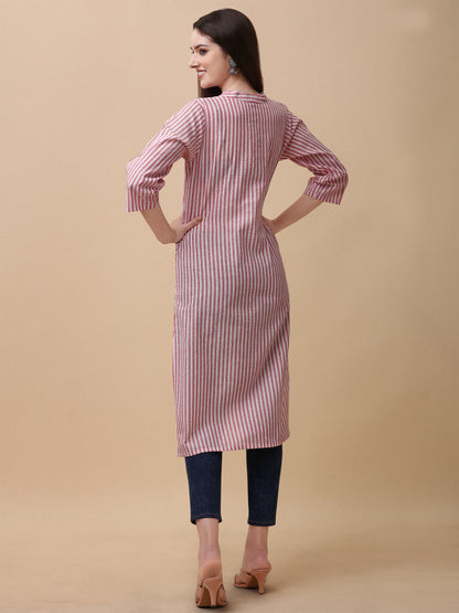 STRAIGHT COTTON KURTI